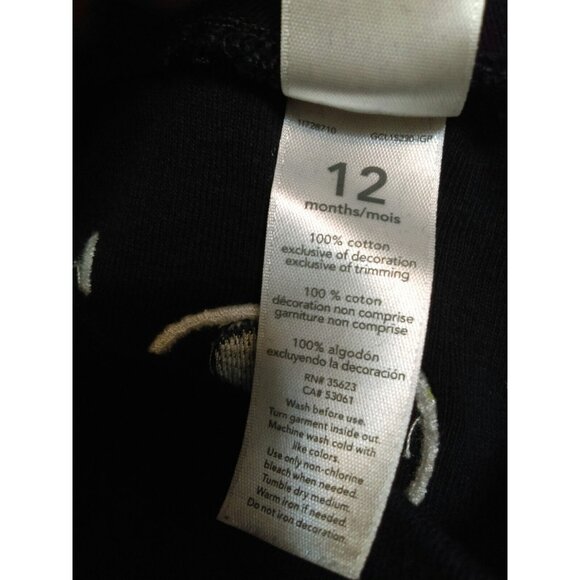 Carter's Baby Boys Bear with Ears Blue Long  100% Cotton Pull On Pants 12 months - Picture 3 of 6